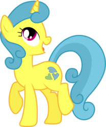 Size: 4830x5810 | Tagged: safe, artist:90sigma, lemon hearts, pony, unicorn, g4, winter wrap up, absurd resolution, female, mare, simple background, solo, transparent background, vector