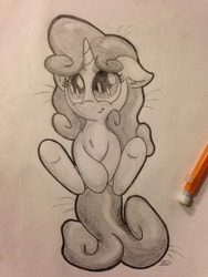 Size: 2448x3264 | Tagged: safe, artist:bobdude0, sweetie belle, g4, female, solo, traditional art