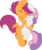 Size: 7500x8867 | Tagged: safe, artist:ambris, artist:mactavish1996, scootaloo, sweetie belle, g4, .svg available, absurd resolution, blushing, female, hug, lesbian, ship:scootabelle, shipping, simple background, sleeping, transparent background, vector