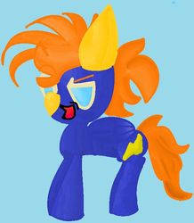 Size: 554x636 | Tagged: artist needed, safe, spitfire, pony, g4, female, mare, ms paint, solo, wonderbolts uniform