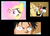 Size: 1185x856 | Tagged: safe, fluttershy, g4, comparison, eyes, haki, haoshoku haki, looney tunes, monkey d. luffy, one piece, slowpoke rodriguez, speedy gonzales, stare