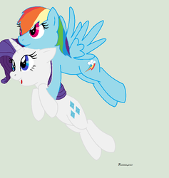 Size: 774x816 | Tagged: safe, artist:fionnin4ever, rainbow dash, rarity, g4