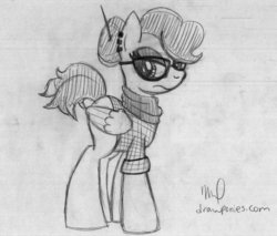 Size: 1024x872 | Tagged: safe, artist:drawponies, oc, oc only, sketch