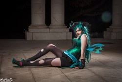 Size: 2048x1384 | Tagged: safe, artist:lochlan o'neil, queen chrysalis, human, g4, cosplay, irl, irl human, photo