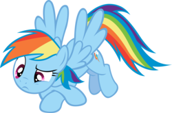 Size: 5844x3855 | Tagged: safe, artist:lilcinnamon, rainbow dash, pegasus, pony, g4, the last roundup, female, simple background, solo, transparent background, vector
