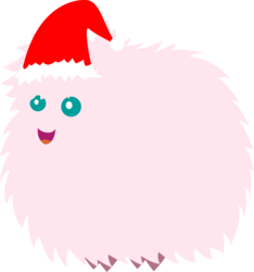 Size: 1872x2000 | Tagged: safe, artist:raffa2300, oc, oc only, oc:fluffle puff, hat, pointy ponies, santa hat, simple background, solo, transparent background, vector