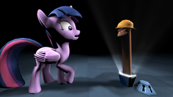 Size: 1920x1080 | Tagged: safe, artist:pavelgun93, twilight sparkle, alicorn, pony, g4, princess twilight sparkle (episode), 3d, chest of harmony, engineer, engineer (tf2), female, mare, nope.avi, team fortress 2, twilight sparkle (alicorn)