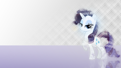 Size: 1920x1080 | Tagged: safe, artist:mithandir730, artist:mysteriouskaos, rarity, pony, unicorn, g4, abstract background, female, lidded eyes, mare, raised hoof, smiling, solo, vector, wallpaper