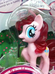 Size: 1936x2592 | Tagged: safe, pinkie pie, g4, official, bilingual packaging, eye, faic, figure, irl, photo, solo, toy