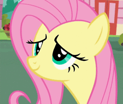 Size: 250x210 | Tagged: safe, screencap, fluttershy, g4, animated, female, mouth, solo