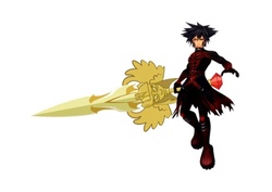 Size: 800x565 | Tagged: safe, disney, exploitable meme, keyblade, kingdom hearts, male, meme, render, solo, sword, twilight scepter, vanitas, x-blade