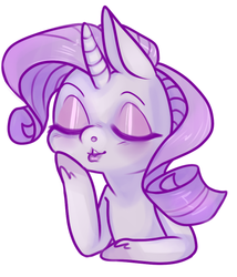 Size: 435x509 | Tagged: safe, artist:zillyhoofarted, rarity, g4, female, solo