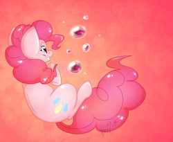 Size: 1316x1078 | Tagged: safe, artist:aidennn, pinkie pie, g4, bubble, female, solo