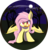 Size: 3814x4000 | Tagged: safe, artist:crazypon3, fluttershy, bat pony, pony, bats!, g4, female, flutterbat, moon, night, race swap, solo