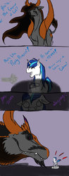 Size: 1024x2617 | Tagged: safe, artist:chibiorochimaru, shining armor, g4, comic, crossover, ponified, transformers, unicron
