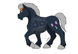 Size: 1024x709 | Tagged: safe, artist:chibiorochimaru, pony, breakdown, ponified, solo, transformers