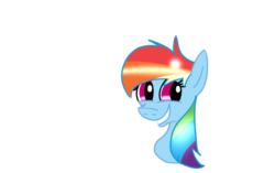 Size: 975x613 | Tagged: safe, artist:bozozo, rainbow dash, g4, female, portrait, solo