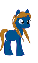 Size: 700x1169 | Tagged: safe, artist:roxybaby528, pony, anna, blank flank, disney, frozen (movie), ponified, solo