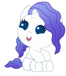 Size: 374x432 | Tagged: safe, artist:rlyoff, oc, oc only, oc:unique, baby, diaper, foal, simple background, simply rarity, solo, white background