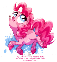 Size: 459x500 | Tagged: safe, artist:nattherat, pinkie pie, g4, female, redesign, solo