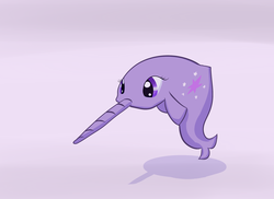 Size: 2113x1540 | Tagged: safe, artist:darkflame75, twilight sparkle, narwhal, g4, female, solo, species swap