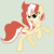 Size: 1024x1016 | Tagged: safe, artist:unoriginai, oc, oc only, oc:velvet cake, earth pony, pony, goddamnit unoriginai, offspring, parent:pound cake, parent:pumpkin cake, parents:cakecest, product of incest, simple background, solo