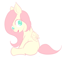 Size: 948x843 | Tagged: safe, artist:lilmisswaffles, fluttershy, pegasus, pony, g4, digital art, female, filly, mare, solo
