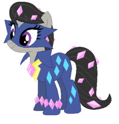 Size: 392x408 | Tagged: safe, artist:owe-b-1, octavia melody, radiance, g4, clothes, costume, female, power ponies, solo