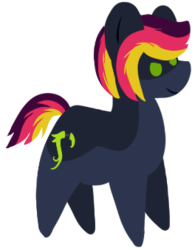 Size: 264x339 | Tagged: safe, artist:ask-pony-falkner, oc, oc only, oc:psycha, pony, female, mare, solo