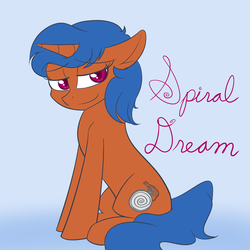 Size: 2000x2000 | Tagged: safe, oc, oc only, oc:spiral dream, pony, unicorn, hypnosis, pocket watch, solo, spiral