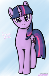 Size: 562x865 | Tagged: safe, artist:magicalhoney, twilight sparkle, g4, female, solo