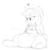 Size: 1000x1001 | Tagged: safe, artist:purple-yoshi-draws, applejack, earth pony, pony, g4, applefat, belly, button popping, chubby, clothes, fat, monochrome, popped button, wardrobe malfunction