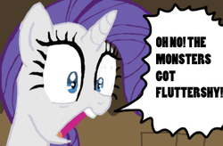 Size: 380x250 | Tagged: safe, artist:mattcattofficial, rarity, g4, female, implied fluttershy, solo