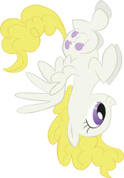 Size: 2786x4000 | Tagged: safe, artist:lauren faust, artist:michaudotcom, surprise, g1, g4, colored, female, g1 to g4, generation leap, solo, upside down