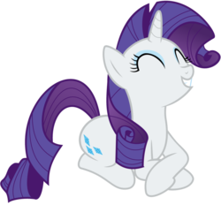 Size: 927x862 | Tagged: safe, artist:missbeigepony, rarity, pony, unicorn, g4, .svg available, ^^, eyes closed, female, happy, mare, simple background, solo, transparent background, vector