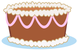 Size: 1113x717 | Tagged: safe, artist:missbeigepony, .svg available, cake, no pony, simple background, transparent background, vector