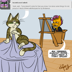 Size: 500x500 | Tagged: safe, artist:averagedopeydope, scootaloo, cat, g4