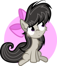 Size: 6000x6874 | Tagged: safe, artist:agamnentzar, octavia melody, g4, absurd resolution, chest fluff, cute, female, filly, fluffy, simple background, solo, transparent background, vector
