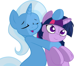 Size: 3000x2682 | Tagged: safe, artist:joey darkmeat, artist:scourge707, trixie, twilight sparkle, pony, g4, doll, female, lesbian, ship:twixie, shipping, twidoll