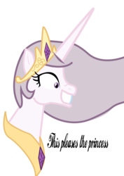 Size: 744x1052 | Tagged: safe, artist:juan1992ref, princess celestia, alicorn, pony, princess molestia, g4, bust, creepy smile, female, grin, mare, original art, portrait, shrunken pupils, simple background, smiling, solo, transparent background