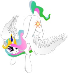 Size: 786x843 | Tagged: safe, artist:snecy, princess celestia, alicorn, pony, g4, female, mare, solo