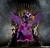 Size: 620x600 | Tagged: safe, artist:php15, edit, twilight sparkle, alicorn, pony, g4, cape, clothes, female, game of thrones, glorious twilicorn, iron throne, it's good to be a princess, mare, meme, throne, twilight scepter, twilight sparkle (alicorn)