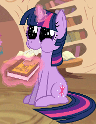 Size: 762x978 | Tagged: safe, artist:keanno, twilight sparkle, pony, unicorn, g4, :t, animated, bibliovore, book, chewing, cute, dilated pupils, eating, female, magic, mare, nom, paper, pica, puffy cheeks, sitting, smiling, solo, sparkles, starry eyes, telekinesis, that pony sure does love books, twiabetes, unicorn twilight, wingding eyes