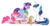 Size: 1280x660 | Tagged: safe, artist:dm29, pinkie pie, shining armor, spike, twilight sparkle, alicorn, changeling, dragon, earth pony, pony, unicorn, g4, princess twilight sparkle (episode), chest of harmony, cider, dice, female, future twilight, horn, male, mare, ogres and oubliettes, rpg, simple background, stallion, tabletop game, transparent background, twilight scepter, twilight sparkle (alicorn)