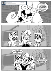 Size: 2400x3273 | Tagged: safe, artist:pembroke, apple bloom, scootaloo, sweetie belle, ask meanie belle, g4, comic, crying, cutie mark crusaders, meanie belle, stalkerloo, tumblr