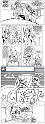 Size: 2400x6600 | Tagged: safe, artist:pembroke, apple bloom, scootaloo, sweetie belle, ask meanie belle, g4, comic, cutie mark crusaders, meanie belle, stalkerloo, tree, truck, tumblr