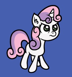 Size: 537x577 | Tagged: safe, artist:balitix, sweetie belle, g4, female, solo