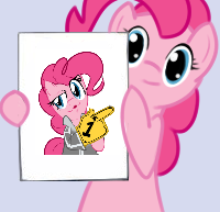 Size: 200x193 | Tagged: safe, pinkie pie, g4, check em, female, solo