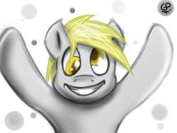 Size: 1400x1050 | Tagged: safe, artist:globalpredatorx, derpy hooves, pegasus, pony, g4, female, mare, solo