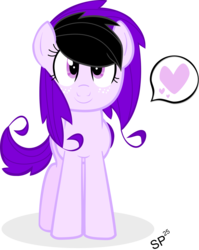 Size: 2145x2693 | Tagged: safe, artist:shinypikachu25, oc, oc only, heart, smiling, solo, spiralswirl